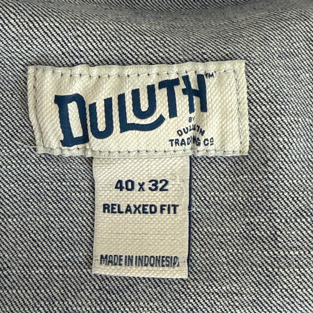 (LOT OF 2) Duluth Trading Co FLEX BALLROOM Jeans Mens 40x32 Blue Relaxed Fit - Picture 5 of 16